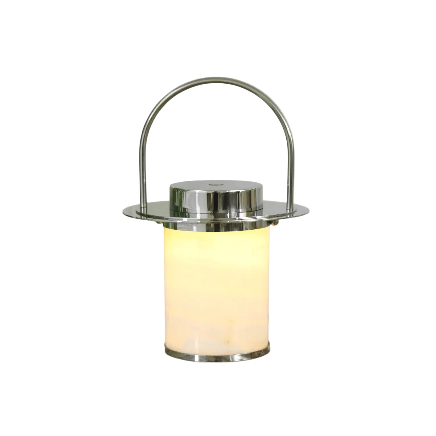 Temple Alabaster Lantern Table Lamp Glowryte