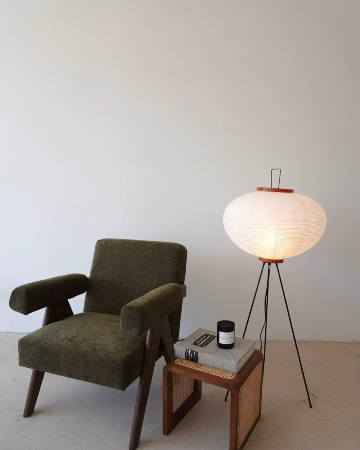Akari Washi Globe Floor Lamp Glowryte