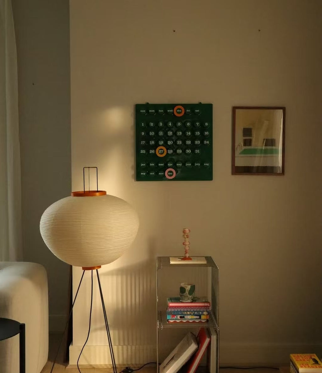 Akari Washi Globe Floor Lamp Glowryte