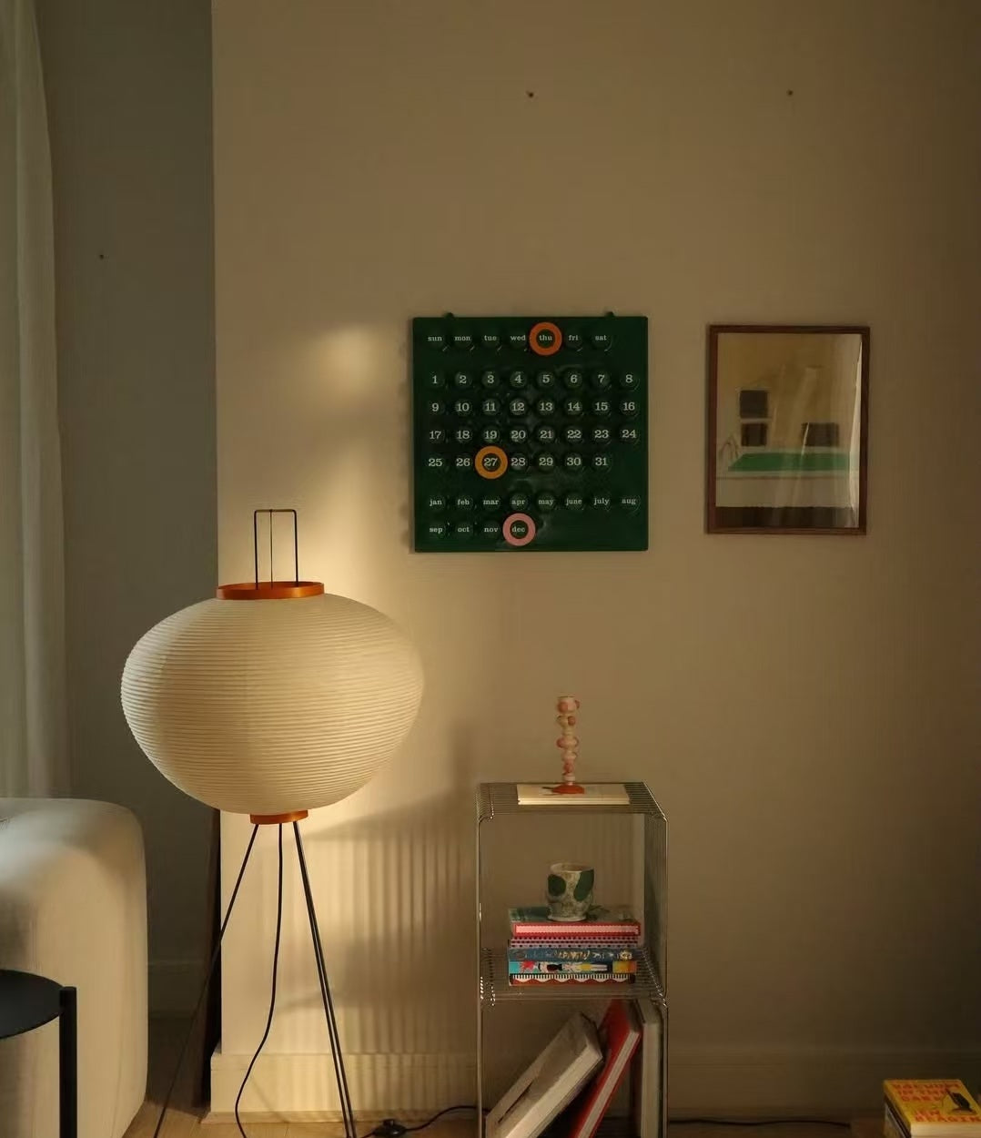 Akari Washi Globe Floor Lamp Glowryte