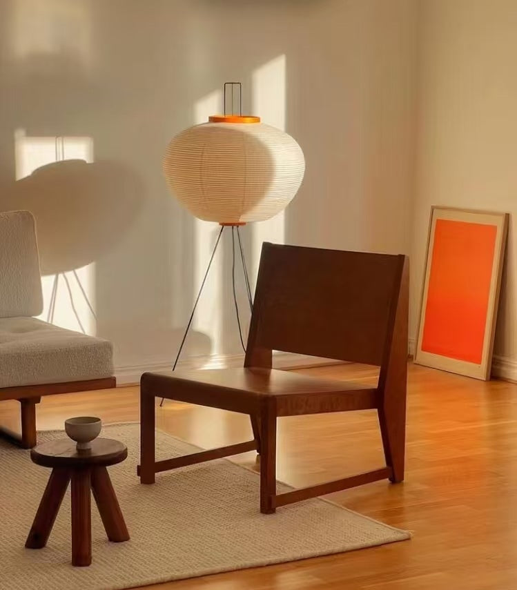 Akari Washi Globe Floor Lamp Glowryte