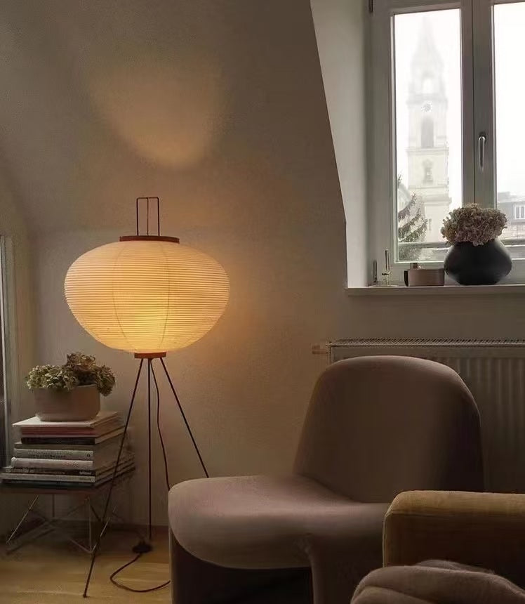 Akari Washi Globe Floor Lamp Glowryte