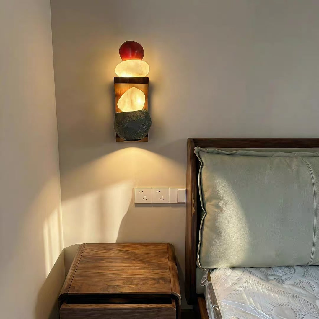 Zen Pebble Wall Sconce Glowryte