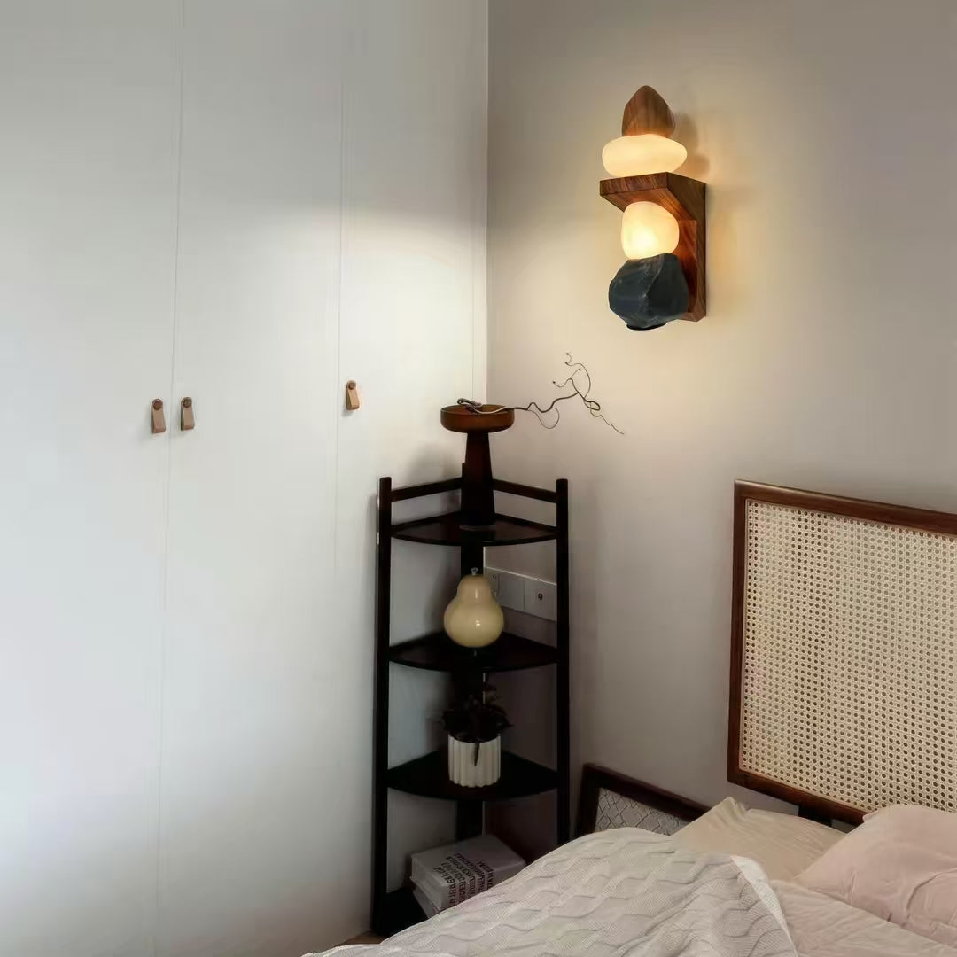 Zen Pebble Wall Sconce Glowryte