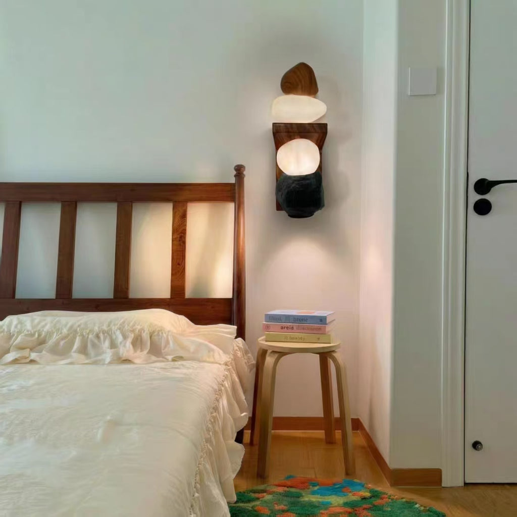 Zen Pebble Wall Sconce Glowryte