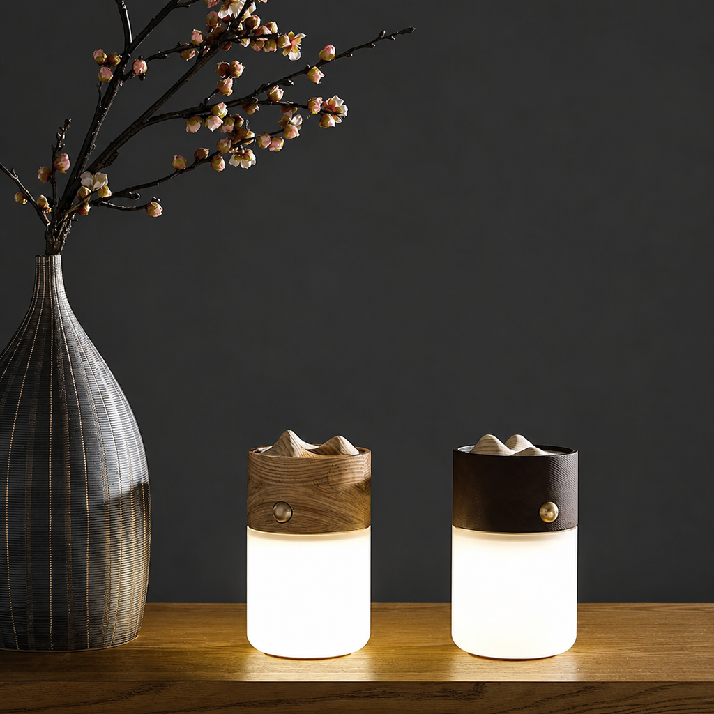Wander Leather Handle Table Lamp Glowryte