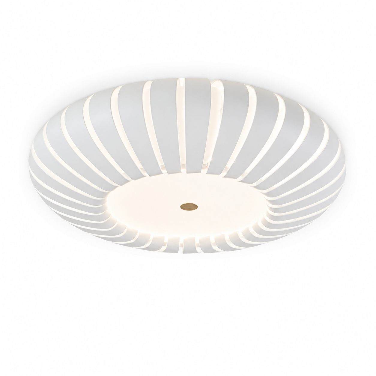 Cove Ribbed Flush Mount Glowryte