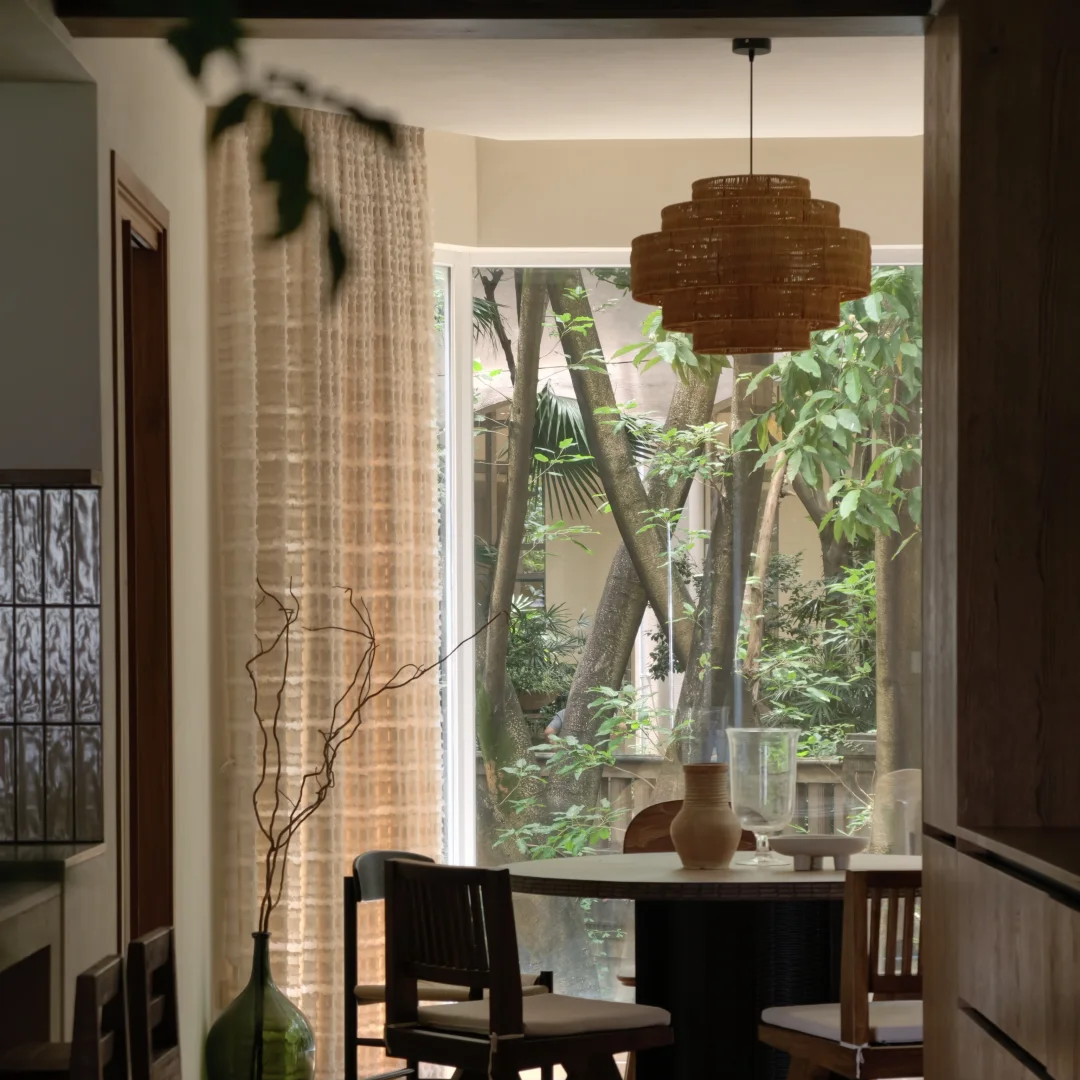 Kago Rattan Woven Pendant Light Glowryte