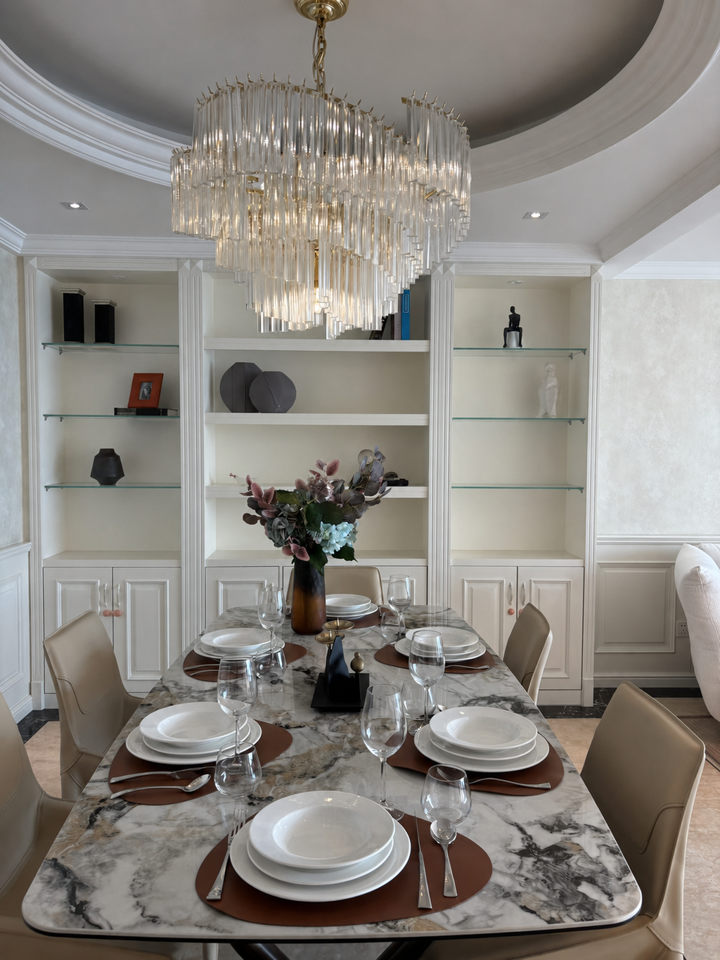 Aria Crystal Chandelier Glowryte