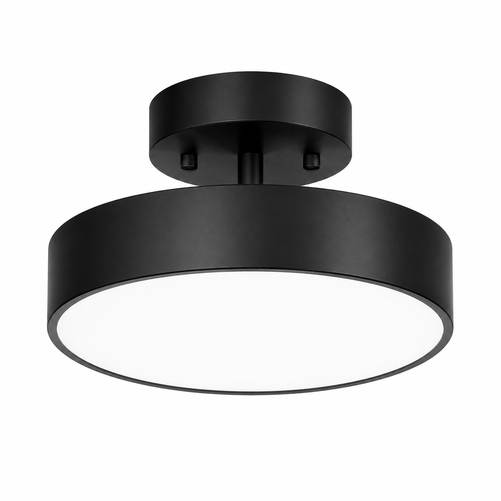 Oryn Brass Drum Flush Mount