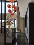 LAVA Orb Melt Chandelier Dia 39.3" × H 35.4“ (Dia 100 × 90 cm) Copper Glowryte