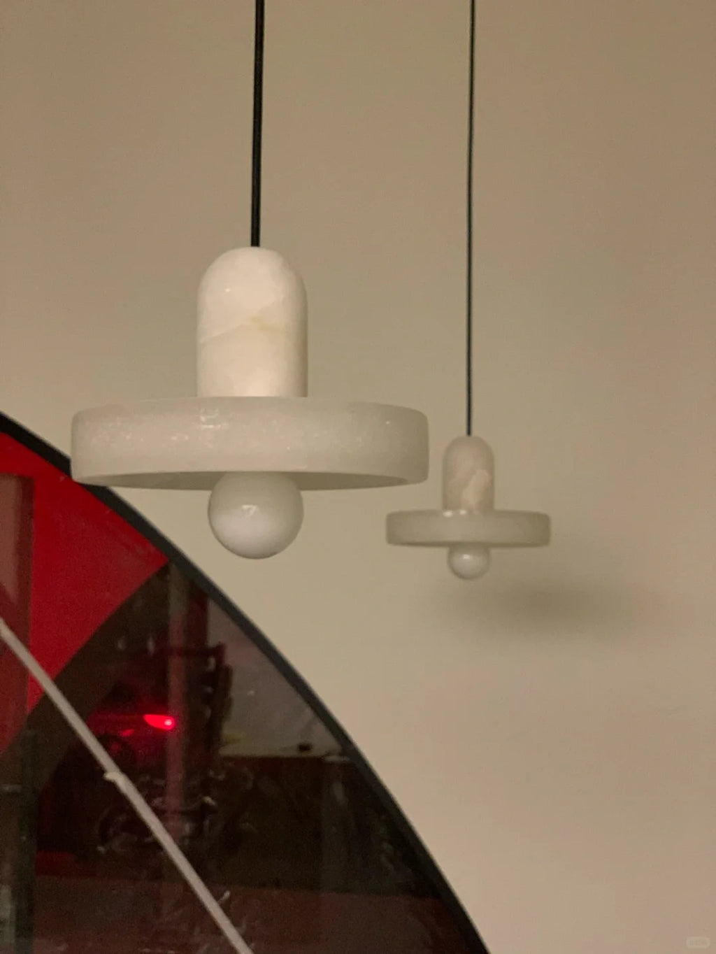 Noma Alabaster Fishline Pendant Light