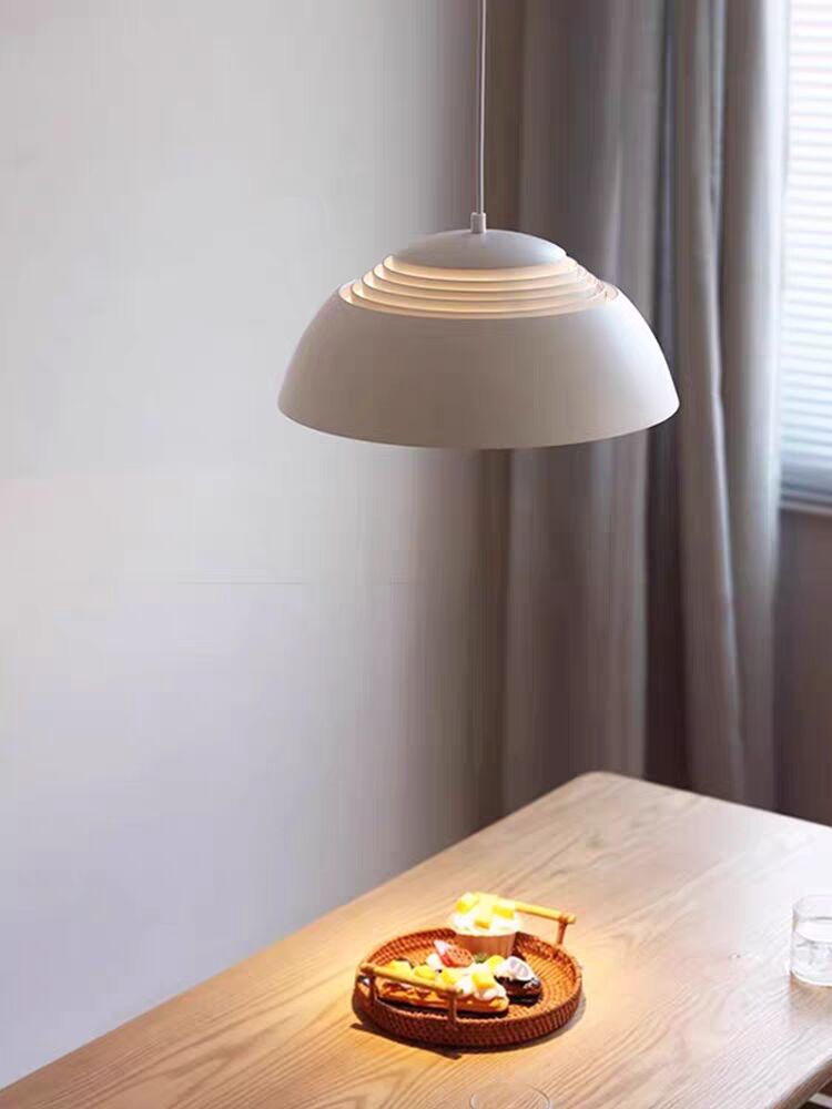 Luma Modern Pendant Light Large White Glowryte
