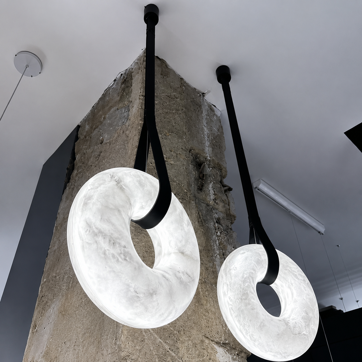 Oslo Alabaster Chandelier Glowryte