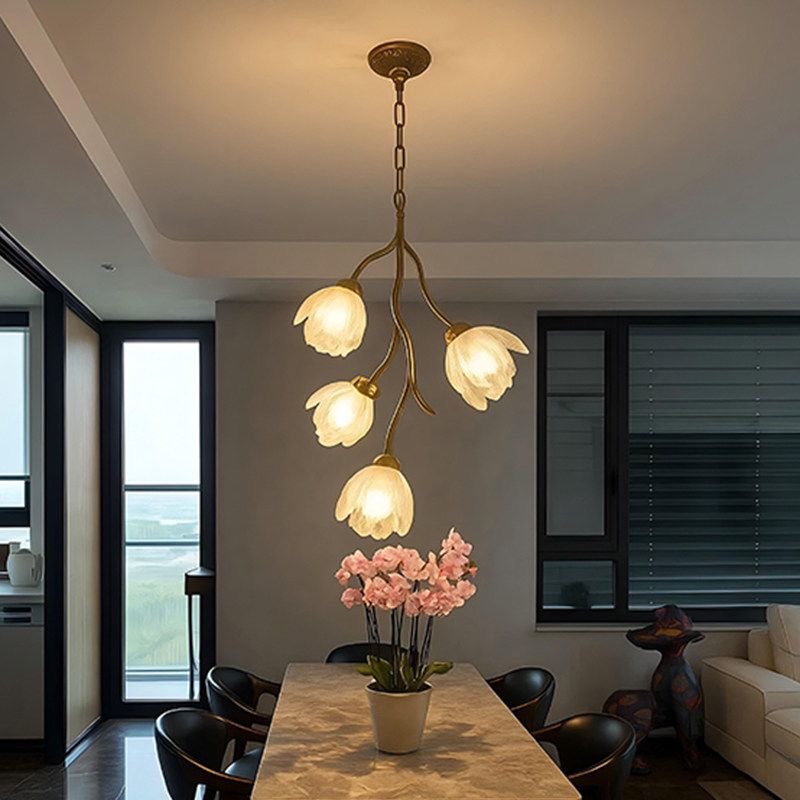 Floral Branch Chandelier Glowryte