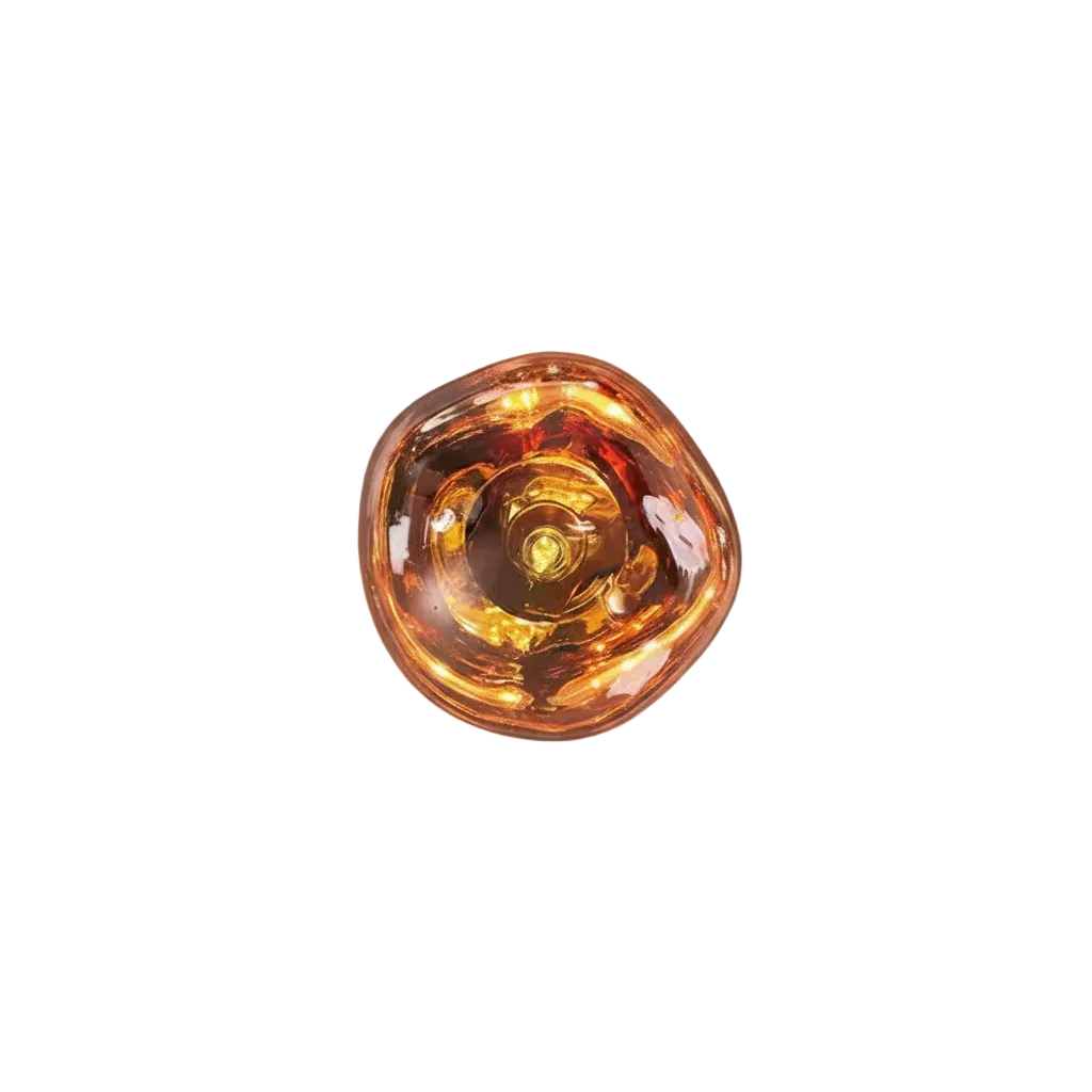 LAVA Molten Glow Wall Lamp Rose Gold Glowryte
