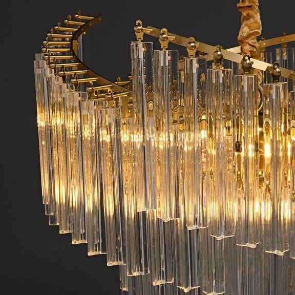 Aria Crystal Chandelier Glowryte