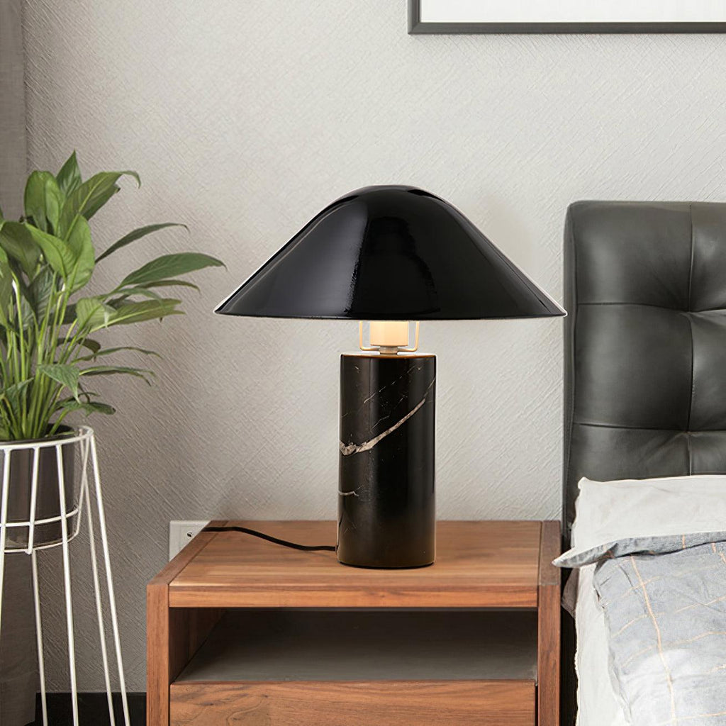 Astra Modern Table Lamp styled with layered ambient lighting