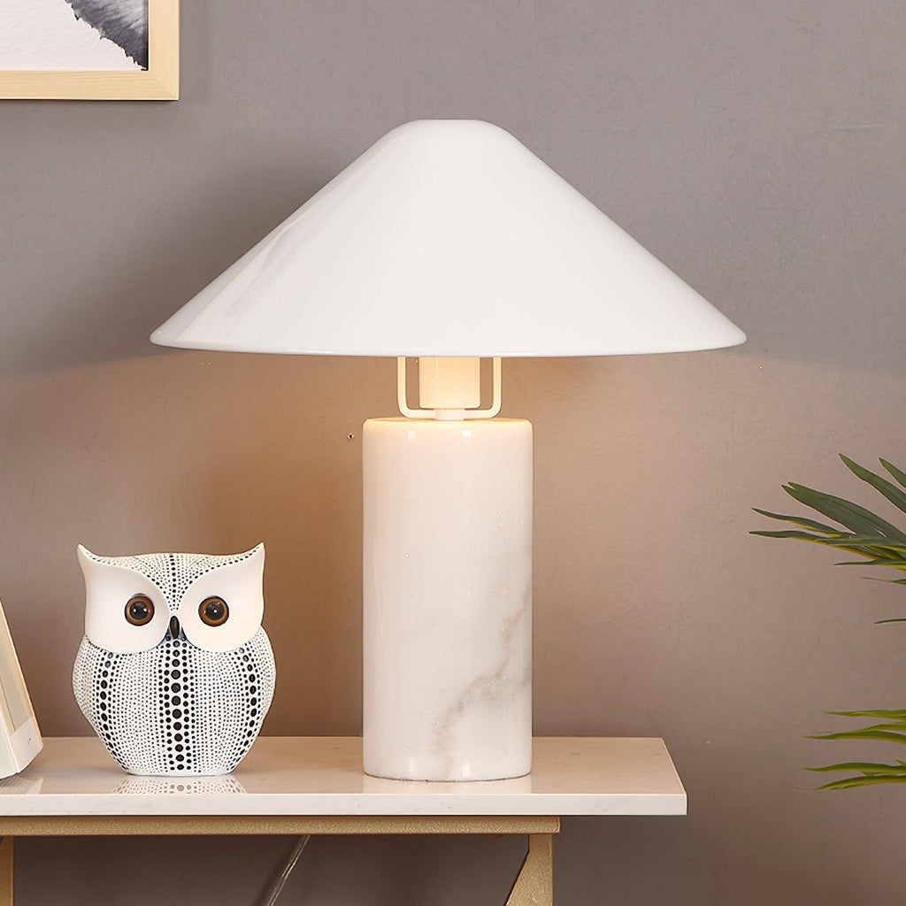 Astra Modern Table Lamp close-up showing material detail