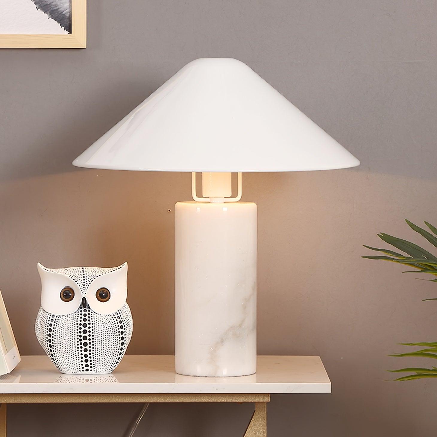 Astra Modern Table Lamp close-up showing material detail