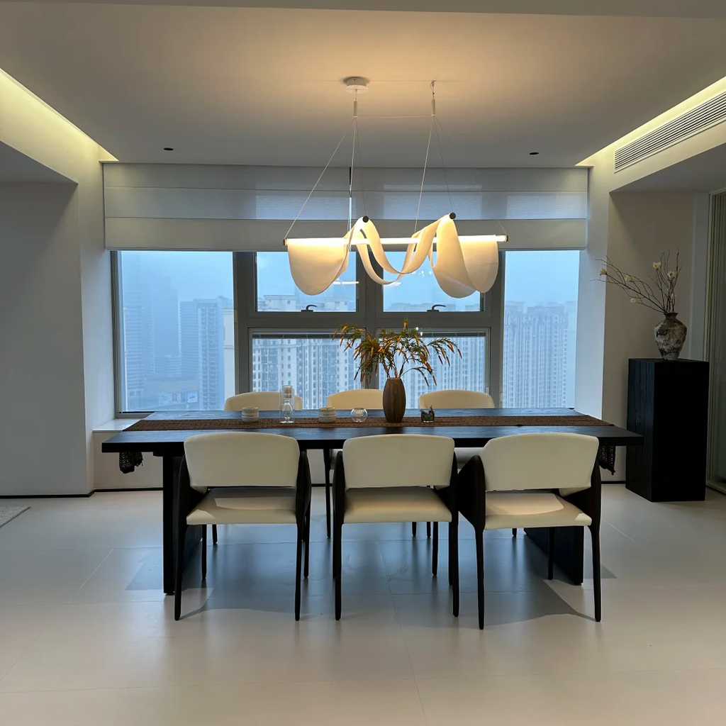 Aeris Sculptural Curved Pendant Light Glowryte