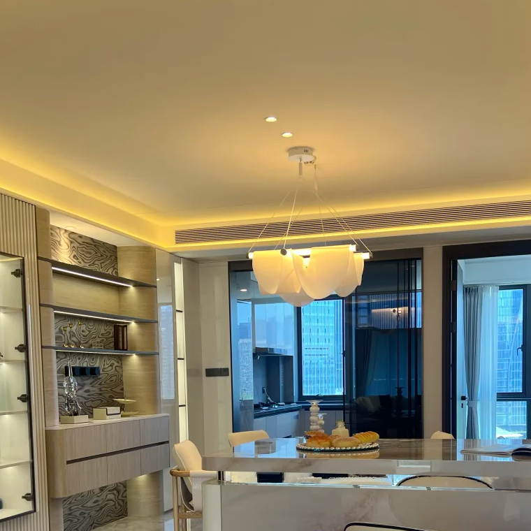 Aeris Sculptural Curved Pendant Light Glowryte