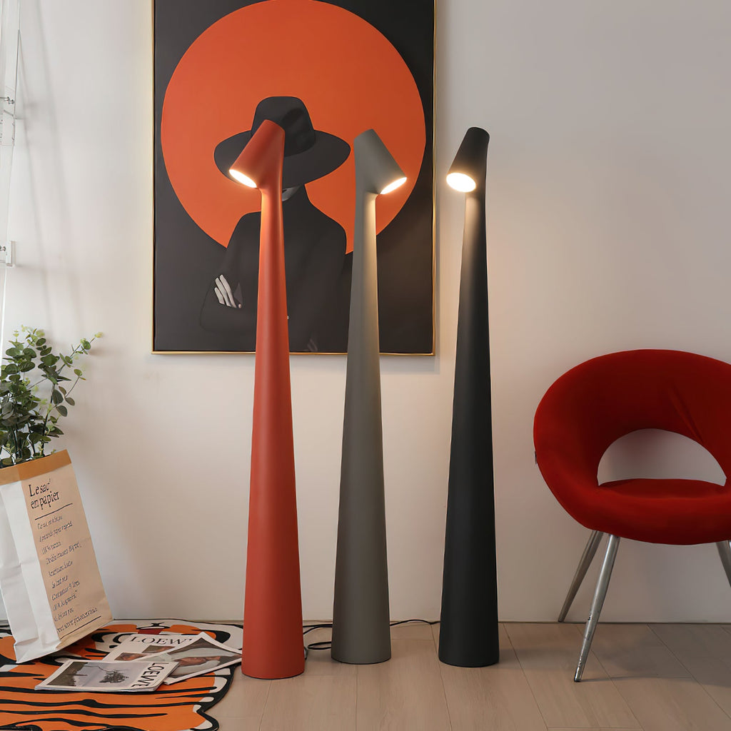 Elen Modern Floor Lamp close-up showing material detail