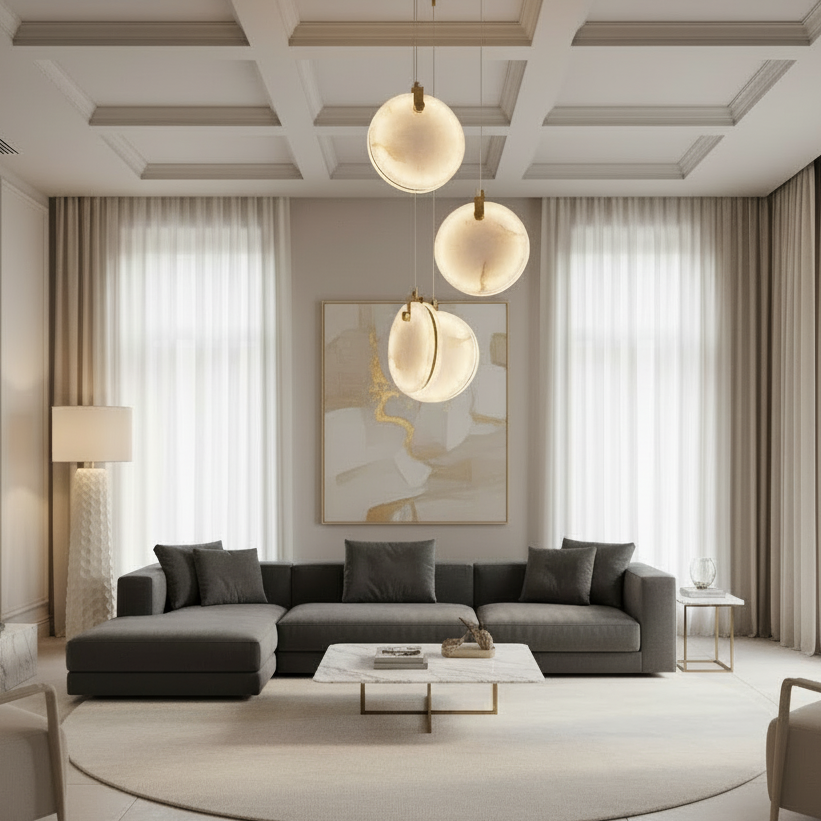 Luma Disc Pendant Glowryte