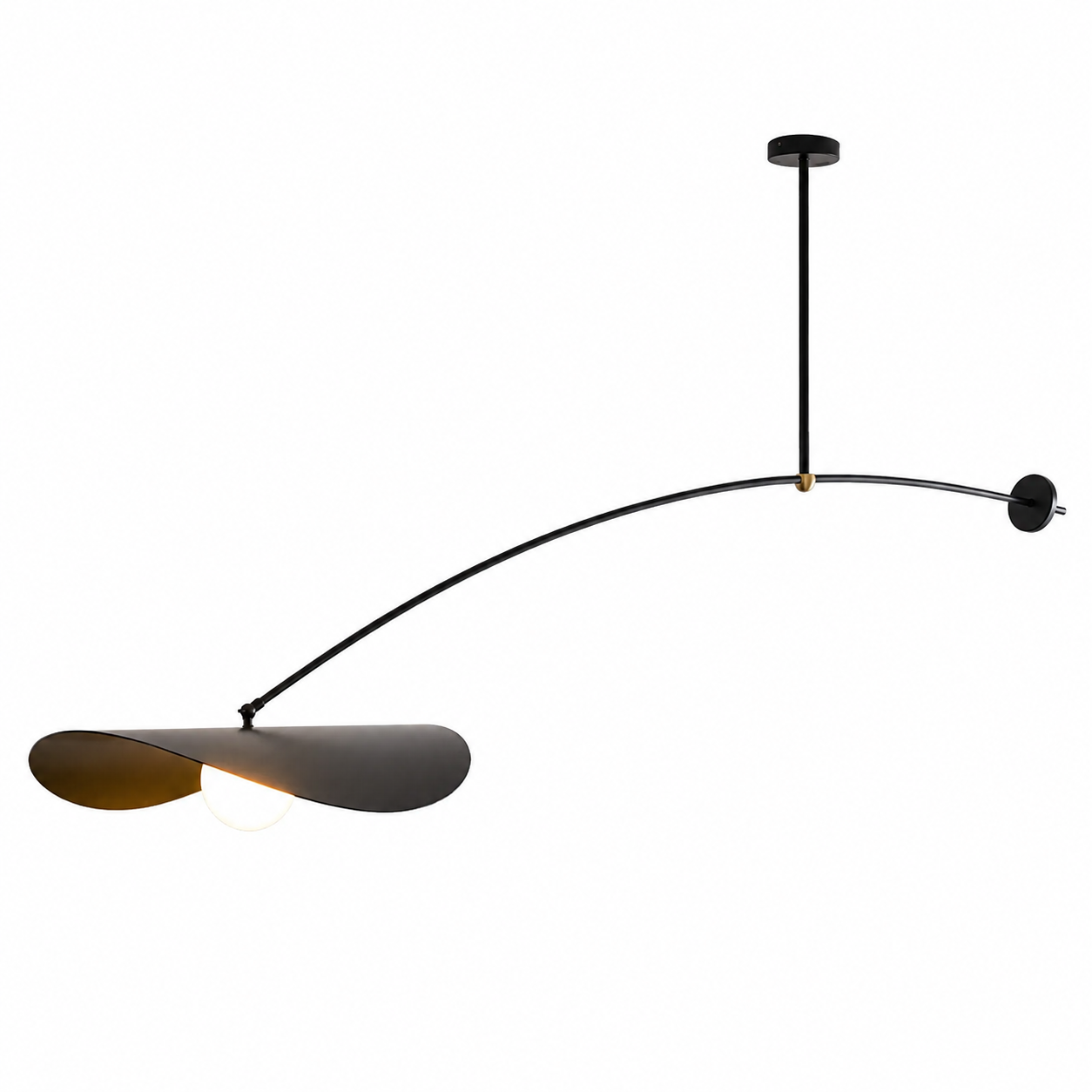 Arco Pivot Single-Arm Pendant Light