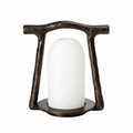 Arden Sculptural Alabaster Cordless Table Lamp Glowryte