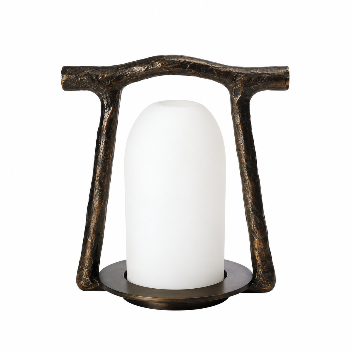 Arden Sculptural Alabaster Cordless Table Lamp Glowryte
