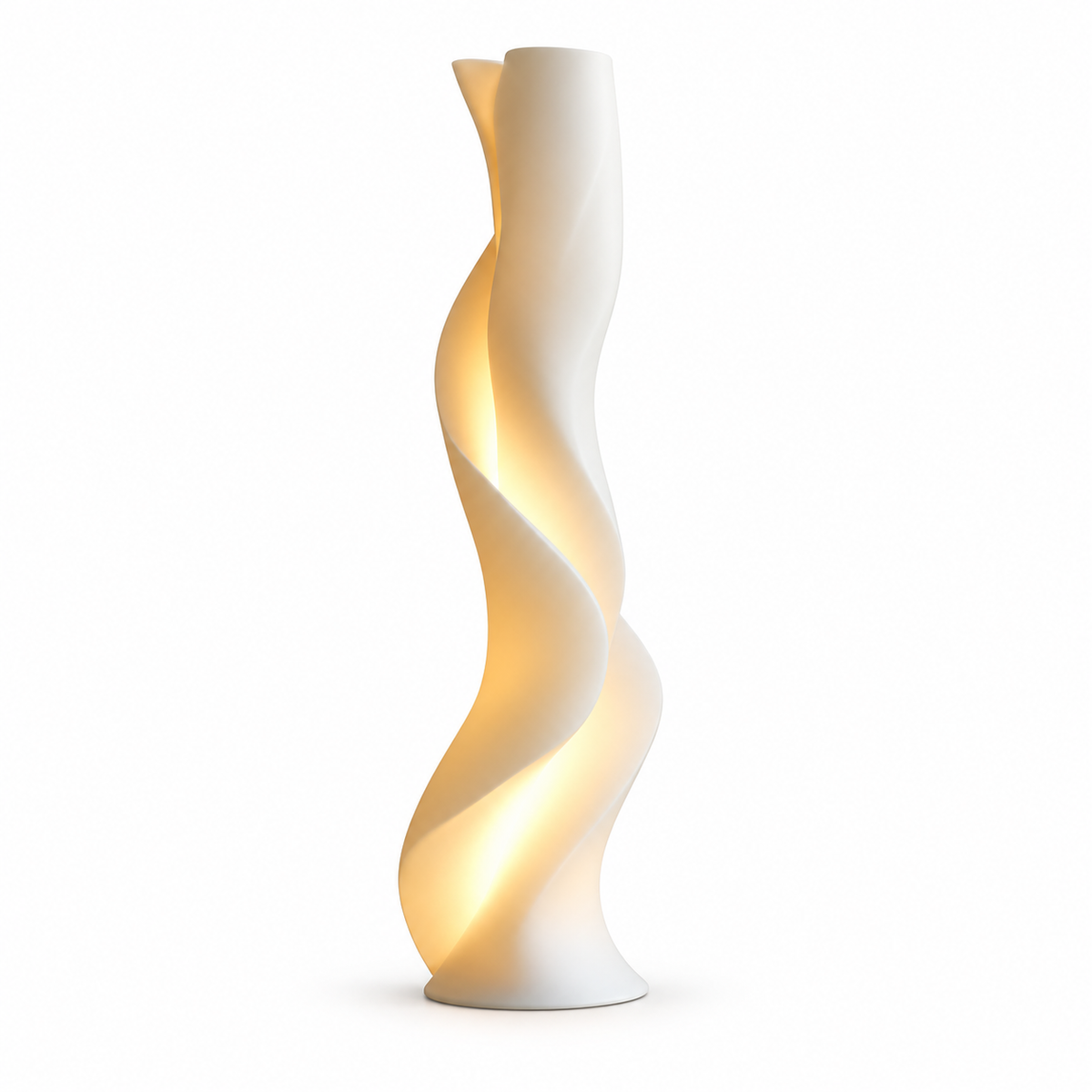 Aria Sculptural Ribbon Floor Lamp Glowryte