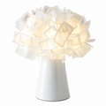 Asteria Geometric Blossom Table Lamp White Glowryte