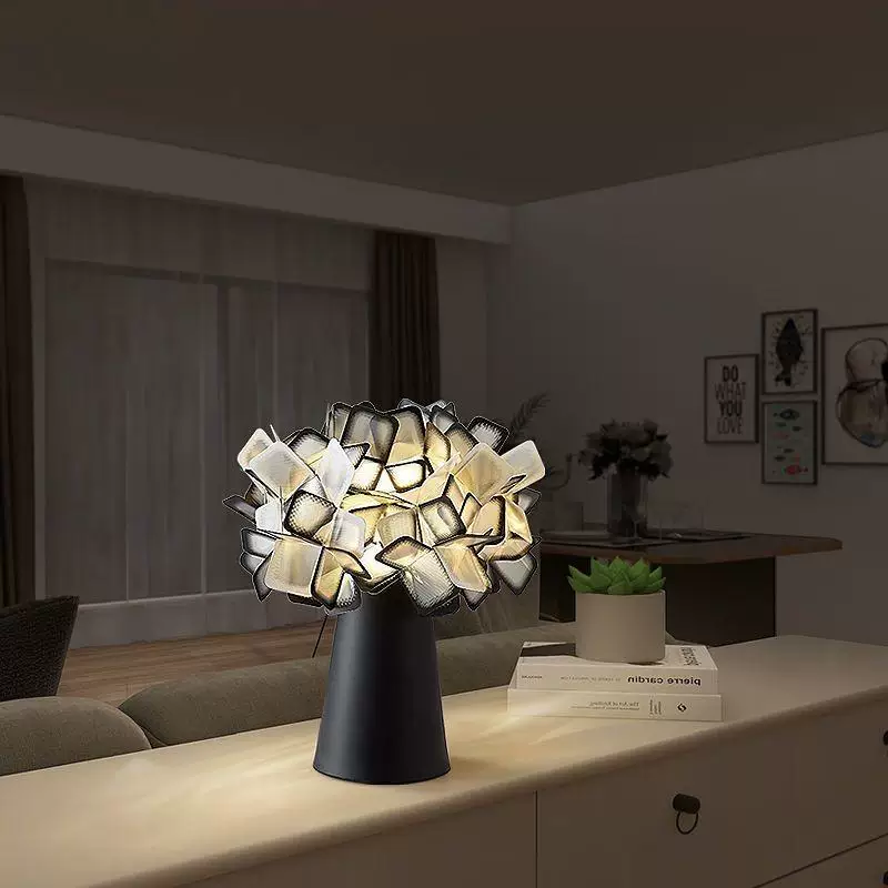 Asteria Geometric Blossom Table Lamp Glowryte