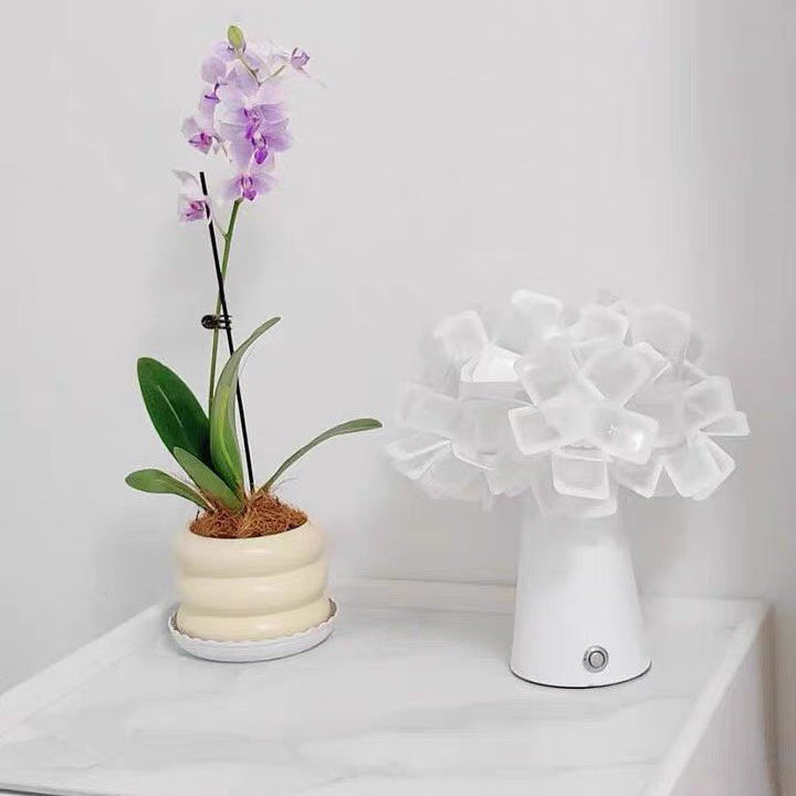 Asteria Geometric Blossom Table Lamp Glowryte