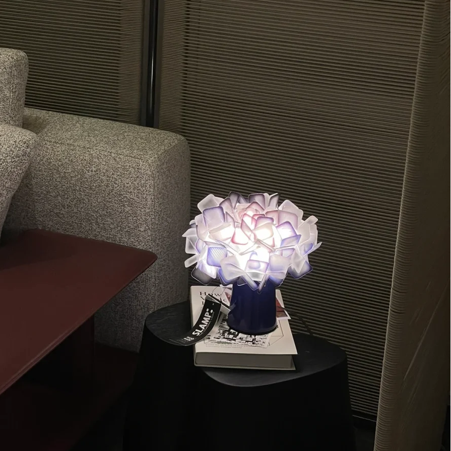Asteria Geometric Blossom Table Lamp Glowryte