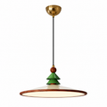 Astrid Pine-Topped Cone Pendant Light Glowryte