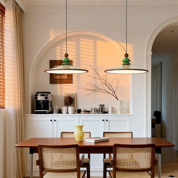 Astrid Pine-Topped Cone Pendant Light Glowryte