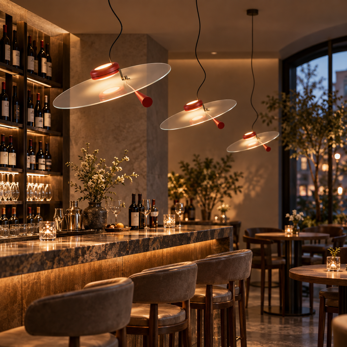 Bascula Counterbalance Pendant Light Glowryte