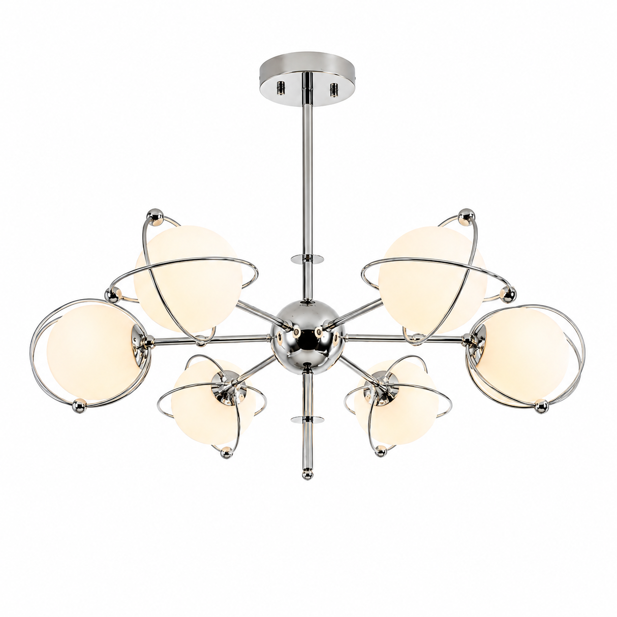 Bauhaus Orbit Chandelier 6-Light Dia 82 cm (32.3″) Glowryte