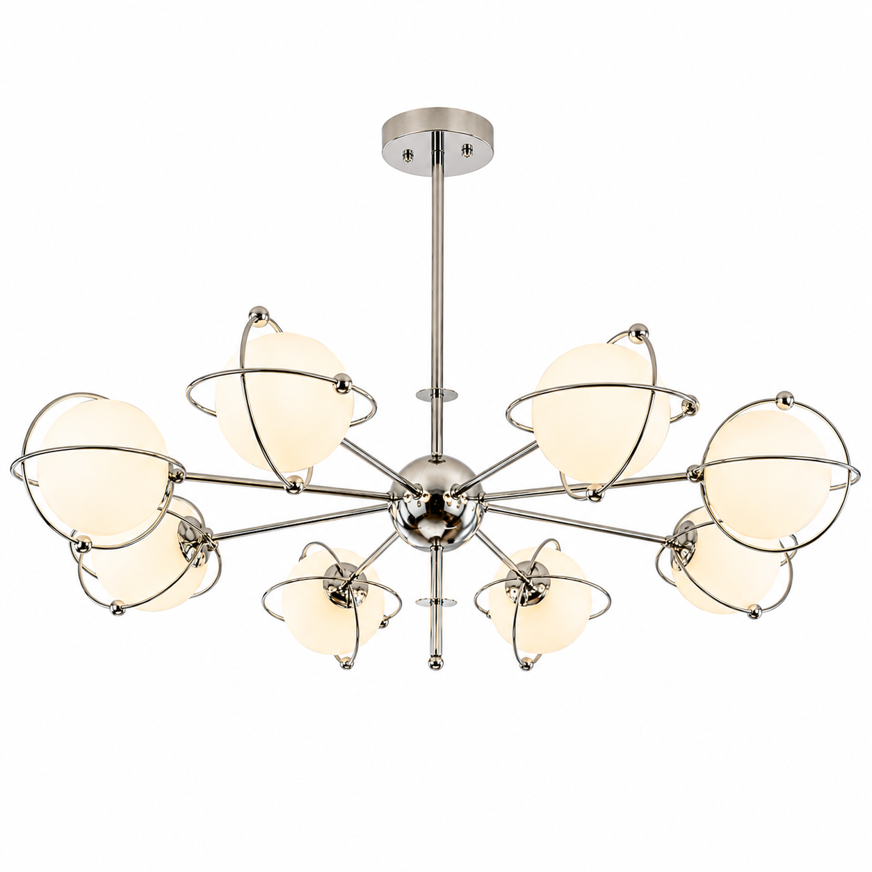 Bauhaus Orbit Chandelier 9-Light Dia 105 cm (41.3″) Glowryte