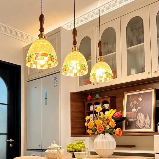 Bellerose Spindle Glass Mini Pendant Light Glowryte