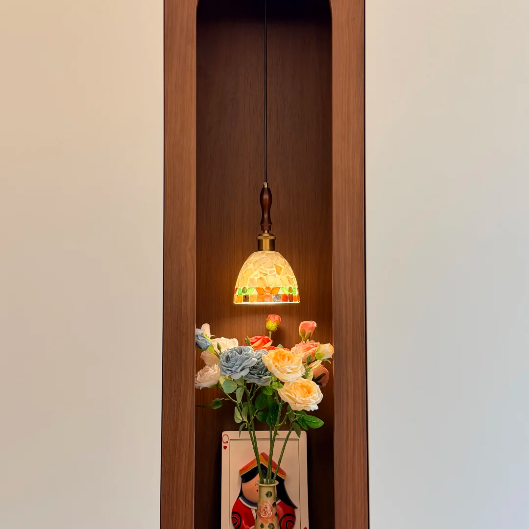 Bellerose Spindle Glass Mini Pendant Light Glowryte