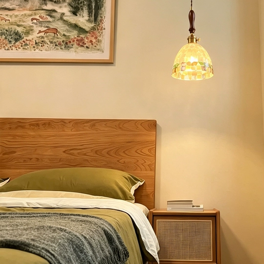 Bellerose Spindle Glass Mini Pendant Light Glowryte