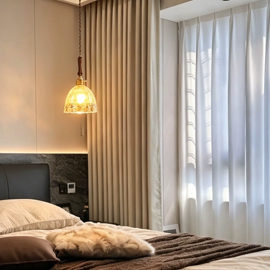 Bellerose Spindle Glass Mini Pendant Light Glowryte