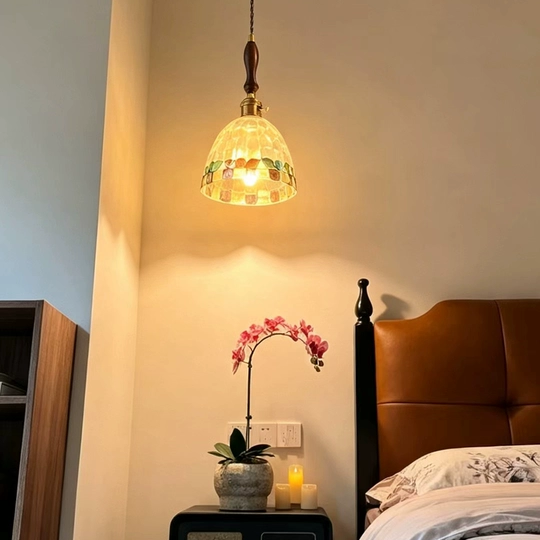 Bellerose Spindle Glass Mini Pendant Light Glowryte