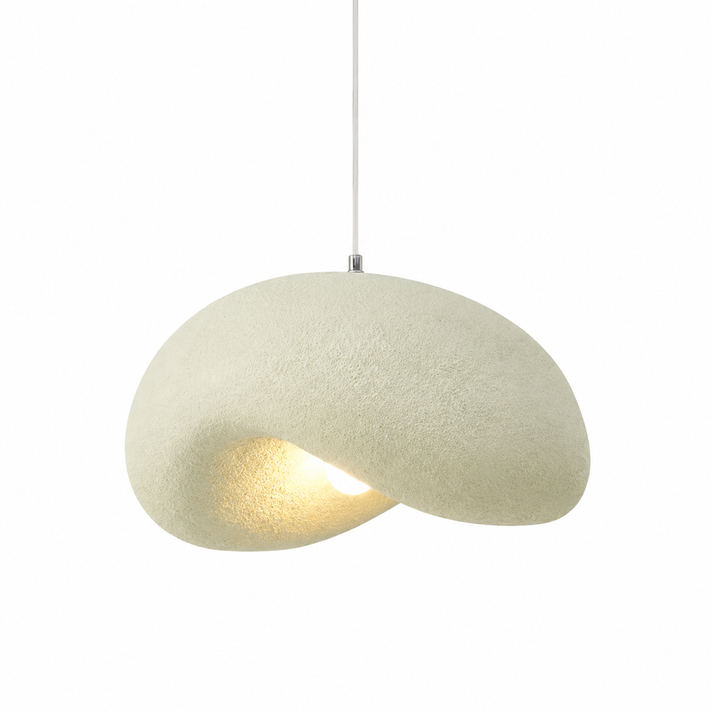 Bloom Organic Disc Pendant Avocado Green Glowryte