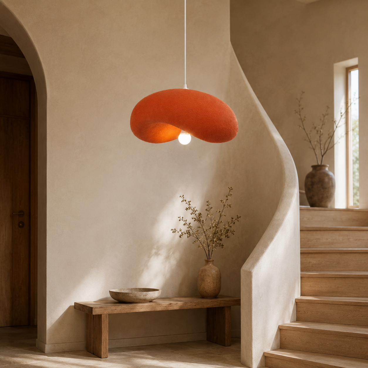 Bloom Organic Disc Pendant Glowryte