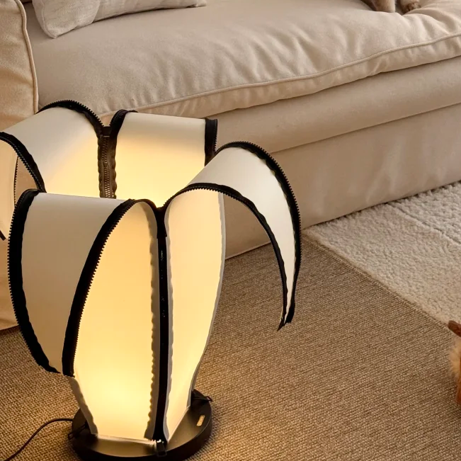 Calla Blooming Fabric Table Lamp Glowryte