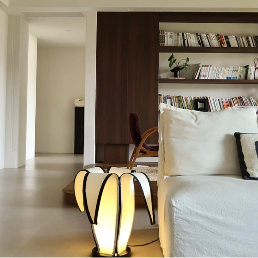 Calla Blooming Fabric Table Lamp Glowryte
